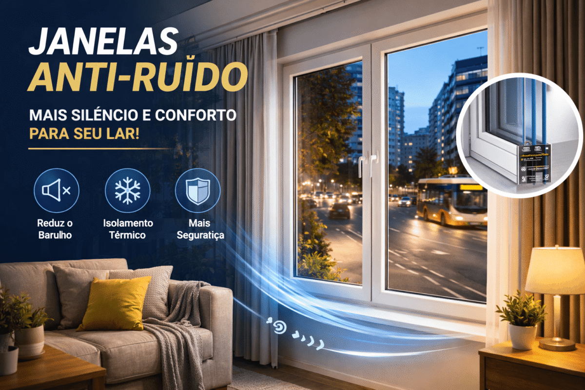Janelas anti ruídos