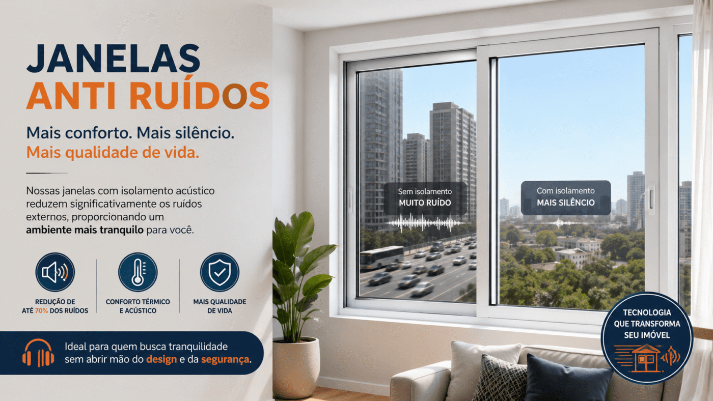 Janela anti ruídos